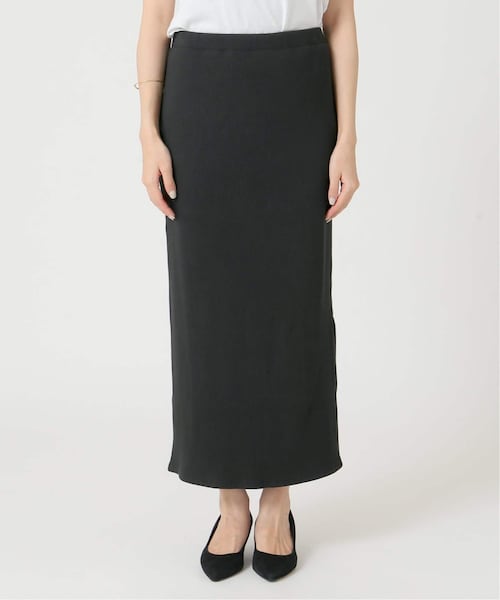 IENA(イエナ)の「《追加》テレコリブスカート◆(スカート・ブラック A/36/38/在庫なし)」の9枚目の写真