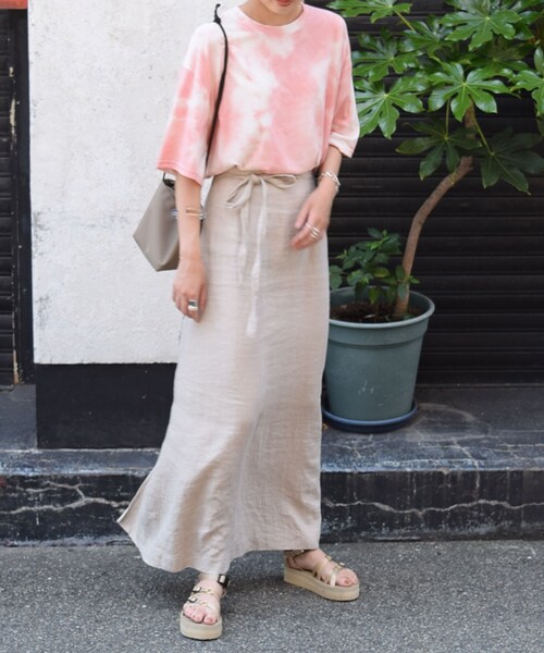 no brand(ノーブランド)の「タイダイバンドカラーTEE(Tシャツ/カットソー・レディース・その他)」の8枚目の写真