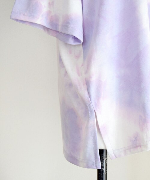 no brand(ノーブランド)の「タイダイバンドカラーTEE(Tシャツ/カットソー・レディース・その他)」の12枚目の写真