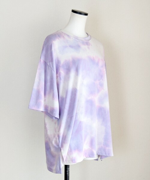 no brand(ノーブランド)の「タイダイバンドカラーTEE(Tシャツ/カットソー・レディース・その他)」の11枚目の写真