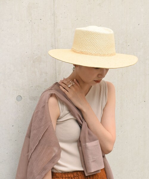 no brand（ノーブランド）の「Two Tone Hat（ハット・レディース・その他）」の4枚目の写真