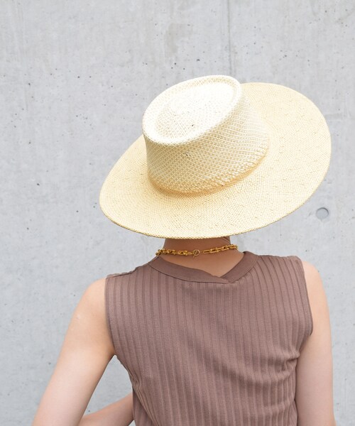 no brand（ノーブランド）の「Two Tone Hat（ハット・レディース・その他）」の3枚目の写真