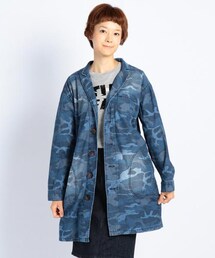 DOUBLE NAME | 迷彩デニムショップコート(ジャケット/アウター)