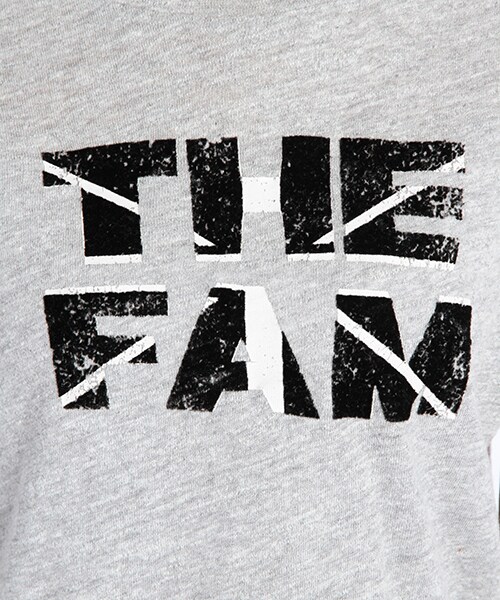 DOUBLE NAME（ダブルネーム）の「ねじりロール袖Ｔシャツ（トップス・ブラック/オフシロ/杢グレー・FREE）」の7枚目の写真