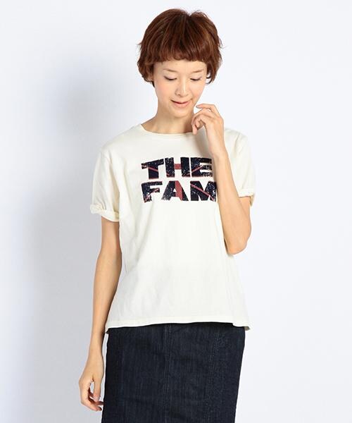 DOUBLE NAME（ダブルネーム）の「ねじりロール袖Ｔシャツ（トップス・ブラック/オフシロ/杢グレー・FREE）」の3枚目の写真