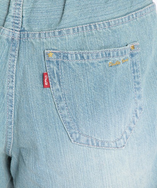 DOUBLE NAME（ダブルネーム）の「タック入りデニムＳＰＮ（パンツ・サックス/ネイビー・FREE）」の6枚目の写真