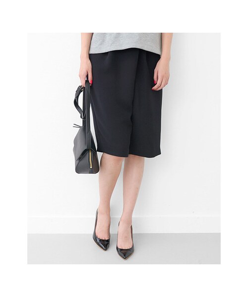 URBAN RESEARCH(アーバンリサーチ)の「ダブルクロスハーフパンツ(パンツ・レディース・CAMEL/NAVY・36/38)」の3枚目の写真