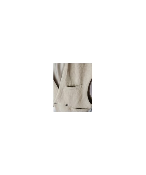 YohKi（ヨウキ）の「"Erinashi" double vest（BEIGE）（ベスト・メンズ・ベージュ・ONE SIZE）」の4枚目の写真
