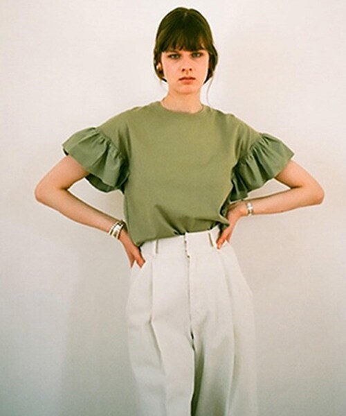 CLANE（クラネ）の「フリルスリーブトップス（）」 - WEAR