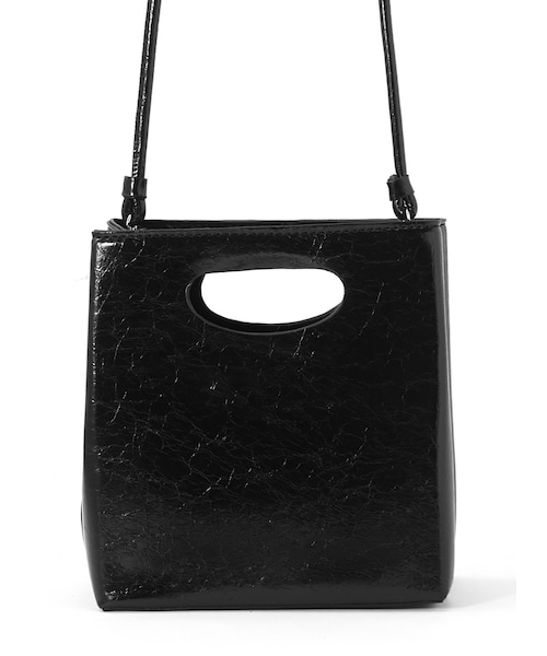 GRL（グレイル）の「2wayスクエアショルダーバッグ（ショルダーバッグ・レディース・シルバー/オフホワイト/ベージュ/ブラック・F）」の3枚目の写真