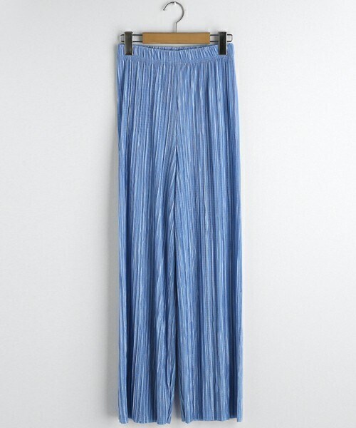 DHOLIC（ディーホリック）の「ウエストストレッチプリーツパンツ（その他パンツ・レディース・ピンク/ブルー/ブラック/ベージュ・FREE）」の4枚目の写真