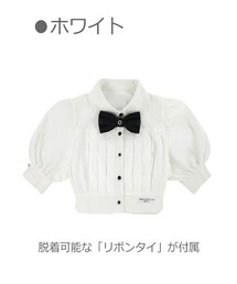 Bobon21 | 上品ガーリーパフスリミニ丈ブラウス-全１色-(シャツ/ブラウス)