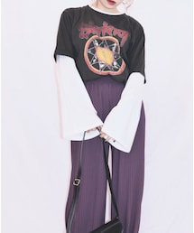 A.D.G | "Slip Knot" Nonagon Big-T(CHL)(Tシャツ/カットソー)