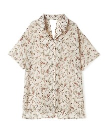 GRL | オープンカラー花柄ビッグシャツ(シャツ/ブラウス)