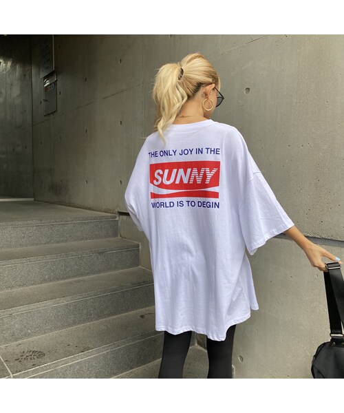 no brand(ノーブランド)の「カサカサBIGT「SUNNY」#0779(Tシャツ/カットソー・レディース・その他)」の1枚目の写真
