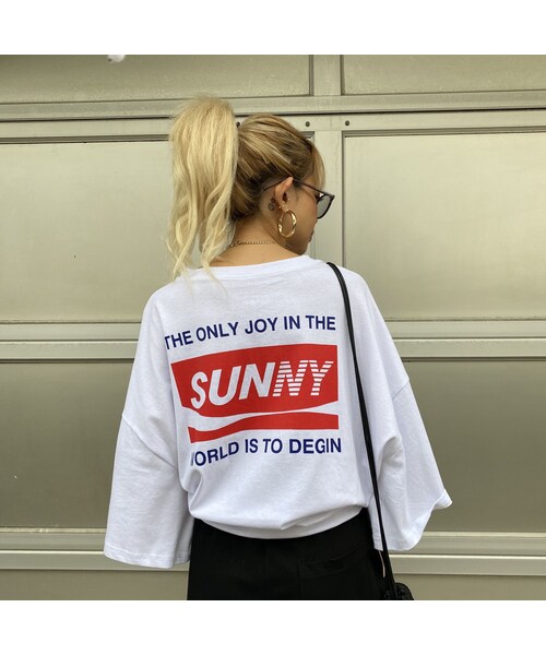 no brand(ノーブランド)の「カサカサBIGT「SUNNY」#0779(Tシャツ/カットソー・レディース・その他)」の9枚目の写真