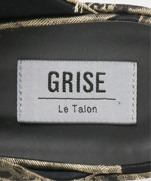LE TALON（ルタロン）の「GRISE クロスプラットジャガードミュールサンダル◆（シューズ・ベージュ A/S/在庫あり/M/L）」の13枚目の写真