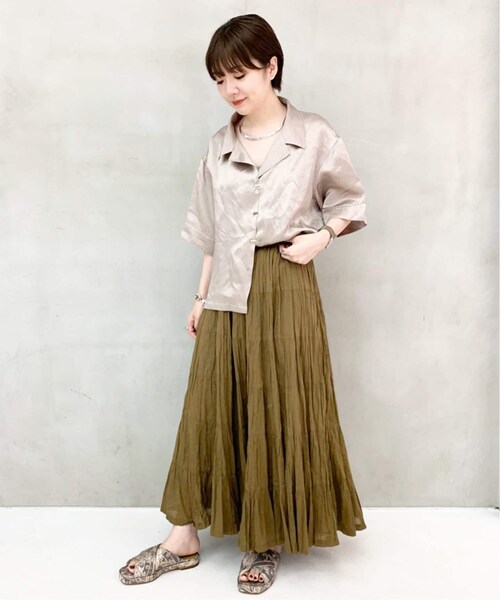 LE TALON（ルタロン）の「GRISE クロスプラットジャガードミュールサンダル◆（シューズ・ベージュ A/S/在庫あり/M/L）」の4枚目の写真