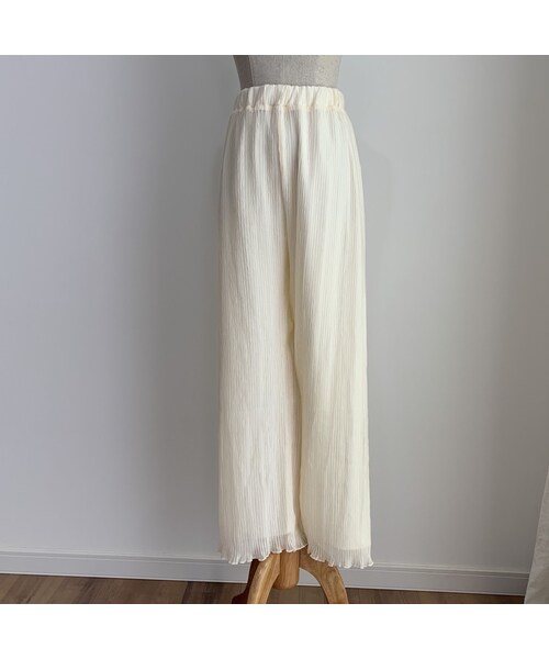 no brand（ノーブランド）の「クリンクルシフォンリラックスパンツ（その他パンツ・レディース・その他）」の12枚目の写真