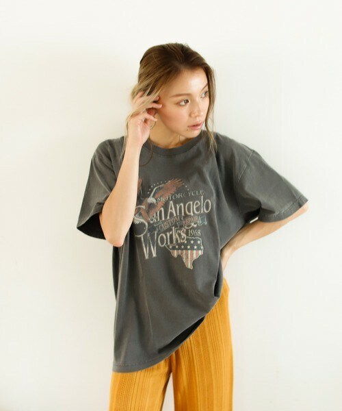 Auntie Rosa Holiday(アンティローザホリデー)の「ROCK Tシャツ/GOOD ROCK SPEED(Tシャツ/カットソー・レディース・ブラック・FREE)」の1枚目の写真