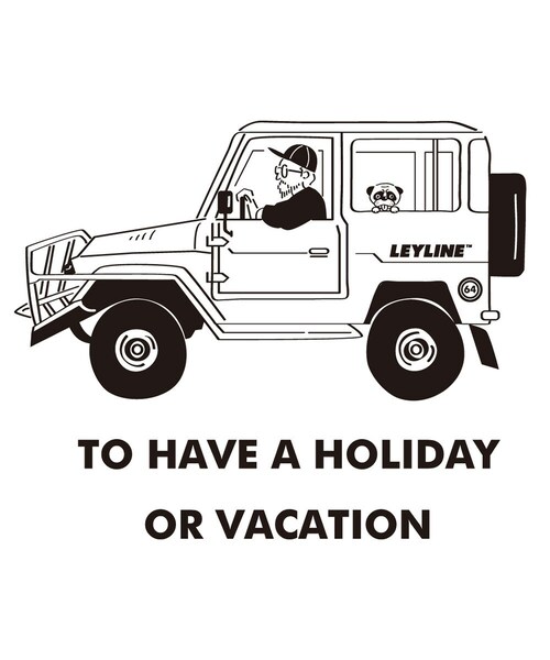 Leyline（レイライン）の「Drive smith（Tシャツ/カットソー・レディース・ホワイト/ブラック/ブラウン/ベージュ/グリーン/ブルー/パープル/イエロー/ピンク・S～XL）」の4枚目の写真