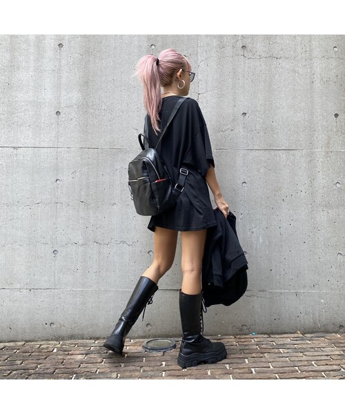 no brand（ノーブランド）の「フェイクレザーリュック｢Jobs｣#8325（バックパック/リュック・レディース・その他）」の2枚目の写真