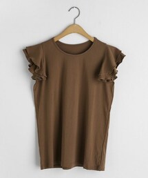 DHOLIC | ショルダーフリルTシャツ(Tシャツ/カットソー)