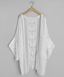 DHOLIC | 刺繍ニットガウン(カーディガン/ボレロ)