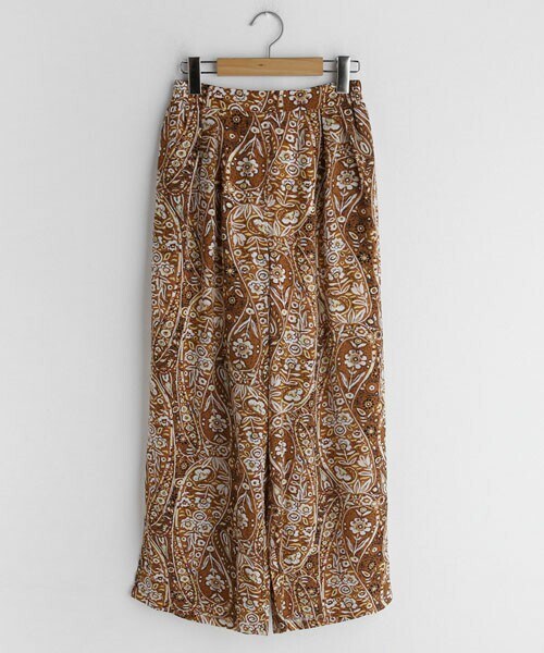 DHOLIC(ディーホリック)の「花柄イージーパンツ(その他パンツ・レディース・レッド/ブラウン/グリーン・FREE)」の2枚目の写真