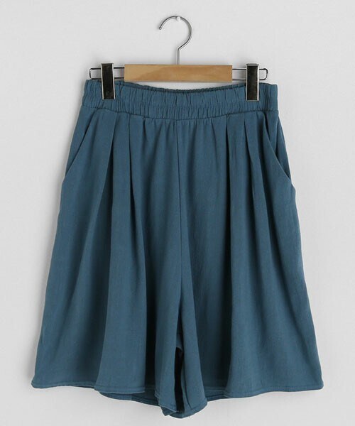 DHOLIC（ディーホリック）の「リネン混ショートパンツ（その他パンツ・レディース・ベージュ/ブルー/その他/ブラック/ブラウン・FREE）」の4枚目の写真