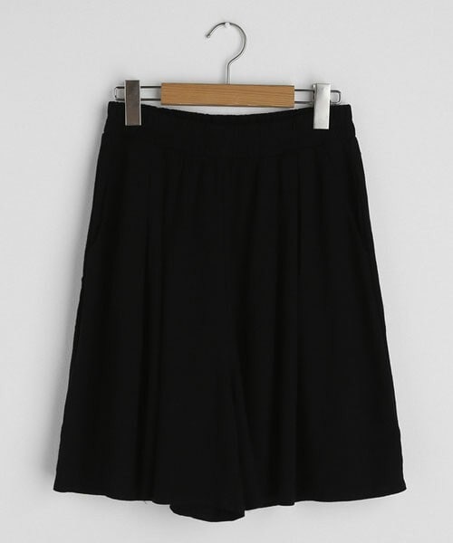 DHOLIC（ディーホリック）の「リネン混ショートパンツ（その他パンツ・レディース・ベージュ/ブルー/その他/ブラック/ブラウン・FREE）」の2枚目の写真