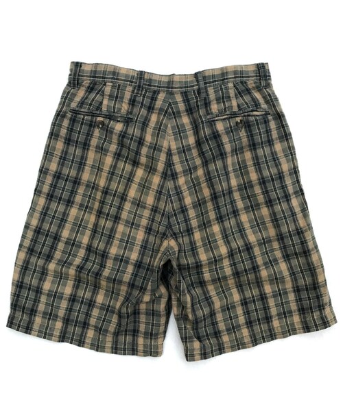 Eddie Bauer（エディーバウアー）の「90's Eddie Bauer / Check 2tuck Shorts / Khaki×