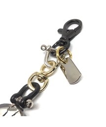 【新品未使用タグ付き】gunda ガンダ キーチェーン チャーム キーホルダー キーホルダーパーツ【08.Dカン付きカニカン】【1個売り】全長約