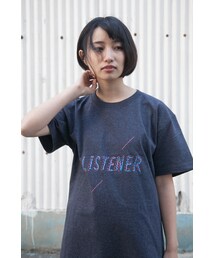 リスナーTシャツ ヘザーネイビー UNISEX S〜XXXL