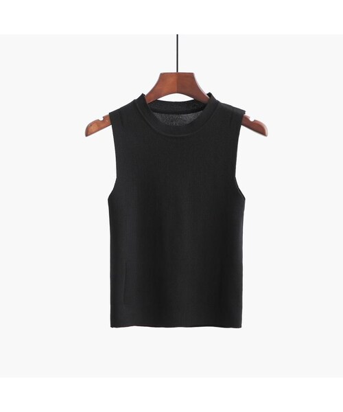 no brand（ノーブランド）の「シンプルサマーノースリーブプルオーバー・全10色（タンクトップ・レディース・その他）」の3枚目の写真