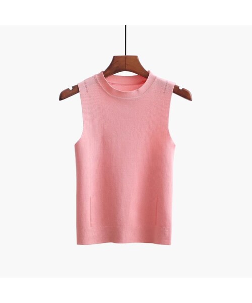 no brand（ノーブランド）の「シンプルサマーノースリーブプルオーバー・全10色（タンクトップ・レディース・その他）」の6枚目の写真