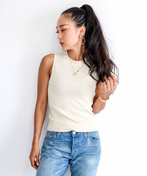 no brand（ノーブランド）の「シンプルサマーノースリーブプルオーバー・全10色（タンクトップ・レディース・その他）」の14枚目の写真