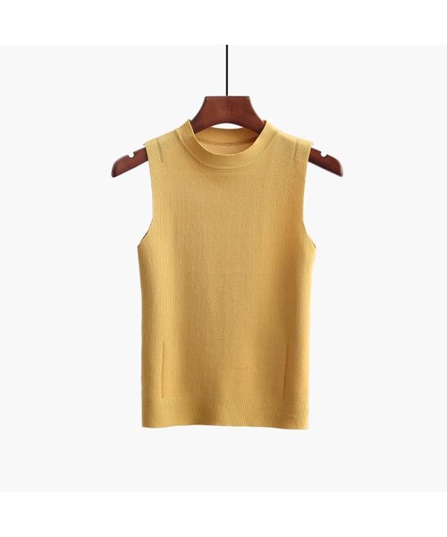 no brand（ノーブランド）の「シンプルサマーノースリーブプルオーバー・全10色（タンクトップ・レディース・その他）」の12枚目の写真