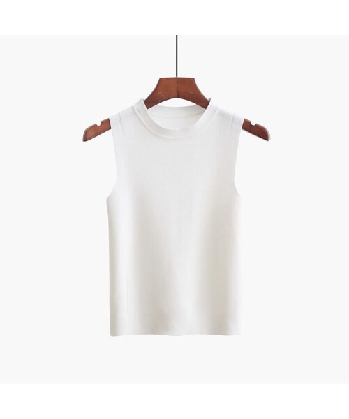 no brand（ノーブランド）の「シンプルサマーノースリーブプルオーバー・全10色（タンクトップ・レディース・その他）」の7枚目の写真