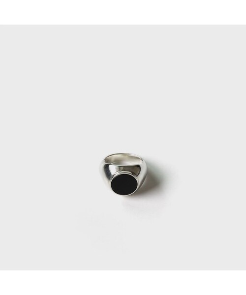 Handmade（ハンドメイド）の「KREIS ONYX ring（リング・メンズ・その他）」の2枚目の写真