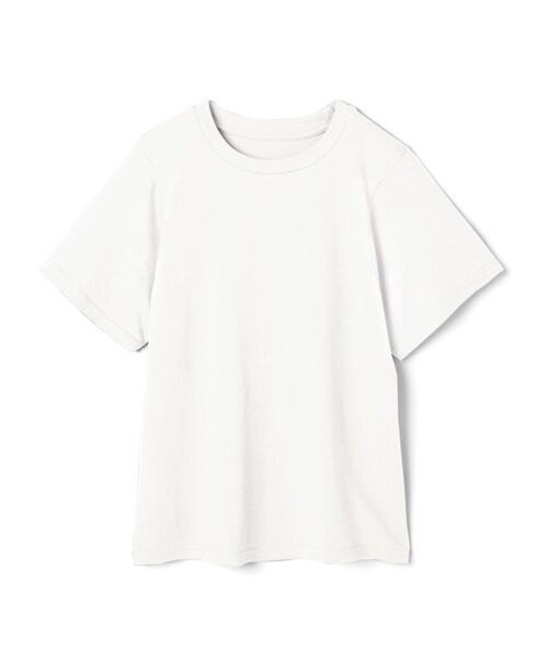 GRL（グレイル）の「ベーシックTシャツ（Tシャツ/カットソー・レディース・グリーン/オフホワイト・F）」の2枚目の写真