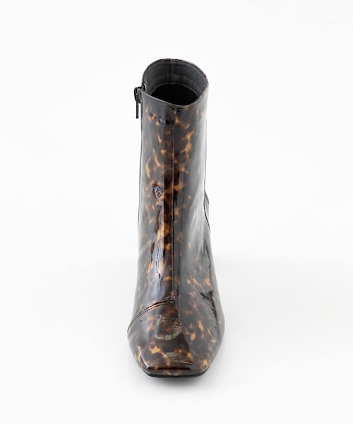 STUDIOUS(ステュディオス)の「スクエアトゥミドルブーツ(シューズ・レディース・WHITE/BLACK/BROWN/MULTI・1(23-23.5)/2(24-24.5)/3(25))」の12枚目の写真