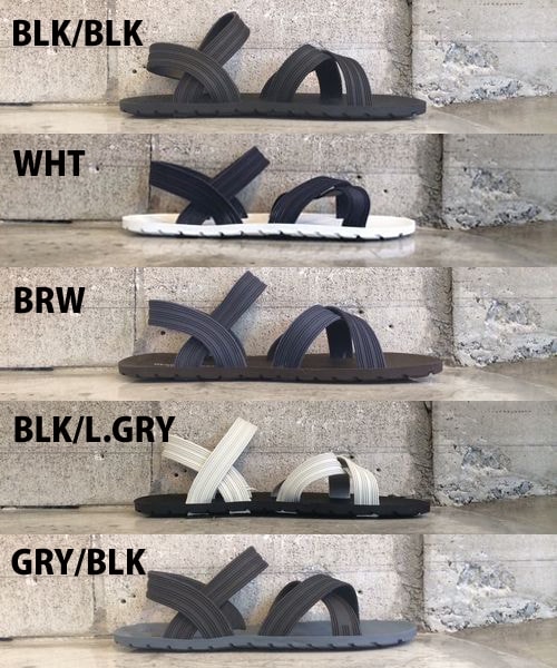 HENRY&HENRY（ヘンリーアンドヘンリー）の「HENRY&amp;HENRY RUBBER STRAP SANDALS ヘンリー＆ヘンリー ラバーストラップサンダル（シューズ・メンズ・BLK/BLK/BLK/L.GRY/GRY/BLK/BRW/NVY/WHT/BLK）」の2枚目の写真
