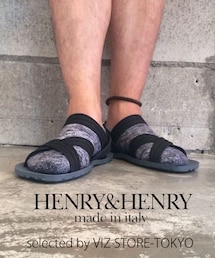 HENRY&HENRY | HENRY&amp;HENRY RUBBER STRAP SANDALS ヘンリー＆ヘンリー ラバーストラップサンダル(シューズ)