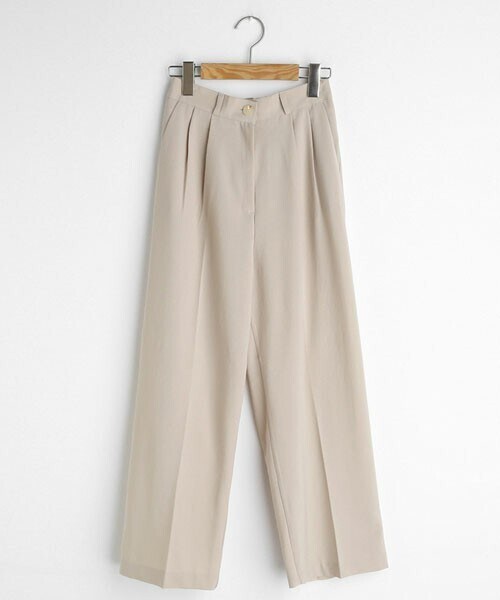 DHOLIC（ディーホリック）の「バックゴムタックスラックス（その他パンツ・レディース・パープル/ブラック/ベージュ・FREE）」の3枚目の写真