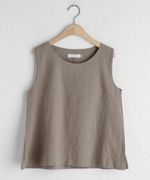 DHOLIC | リネン混スリーブレス(タンクトップ)