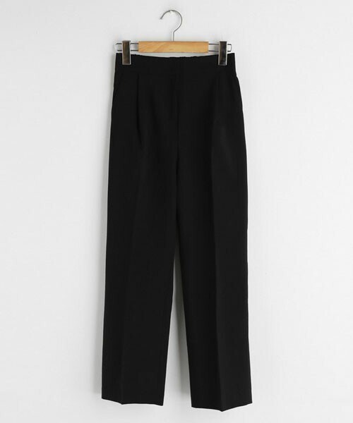 DHOLIC（ディーホリック）の「タックストレートスラックス（その他パンツ・レディース・ピンク/ブラック/ベージュ・S/M）」の2枚目の写真