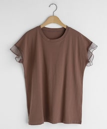 DHOLIC | メッシュスリーブTシャツ(Tシャツ/カットソー)