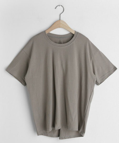 DHOLIC（ディーホリック）の「バックツイストTシャツ（Tシャツ/カットソー・レディース・ホワイト/レッド/ブラック/グリーン・FREE）」の3枚目の写真