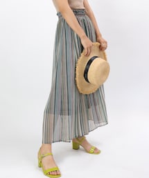 OSYAREVO | カラーストライプ スカウチョ(その他パンツ)